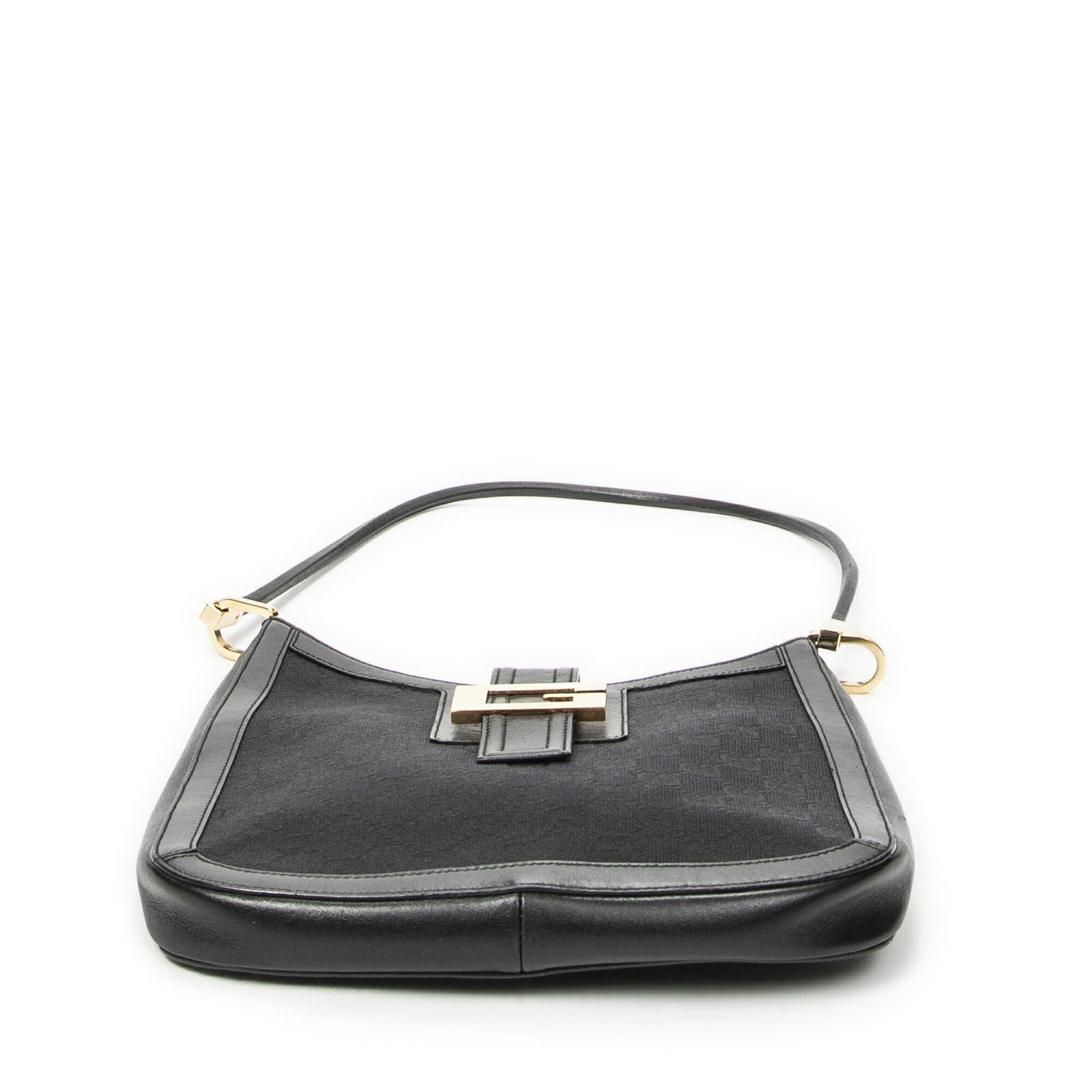 Gucci Shoulder Bag Black GG Canvas — view 6
