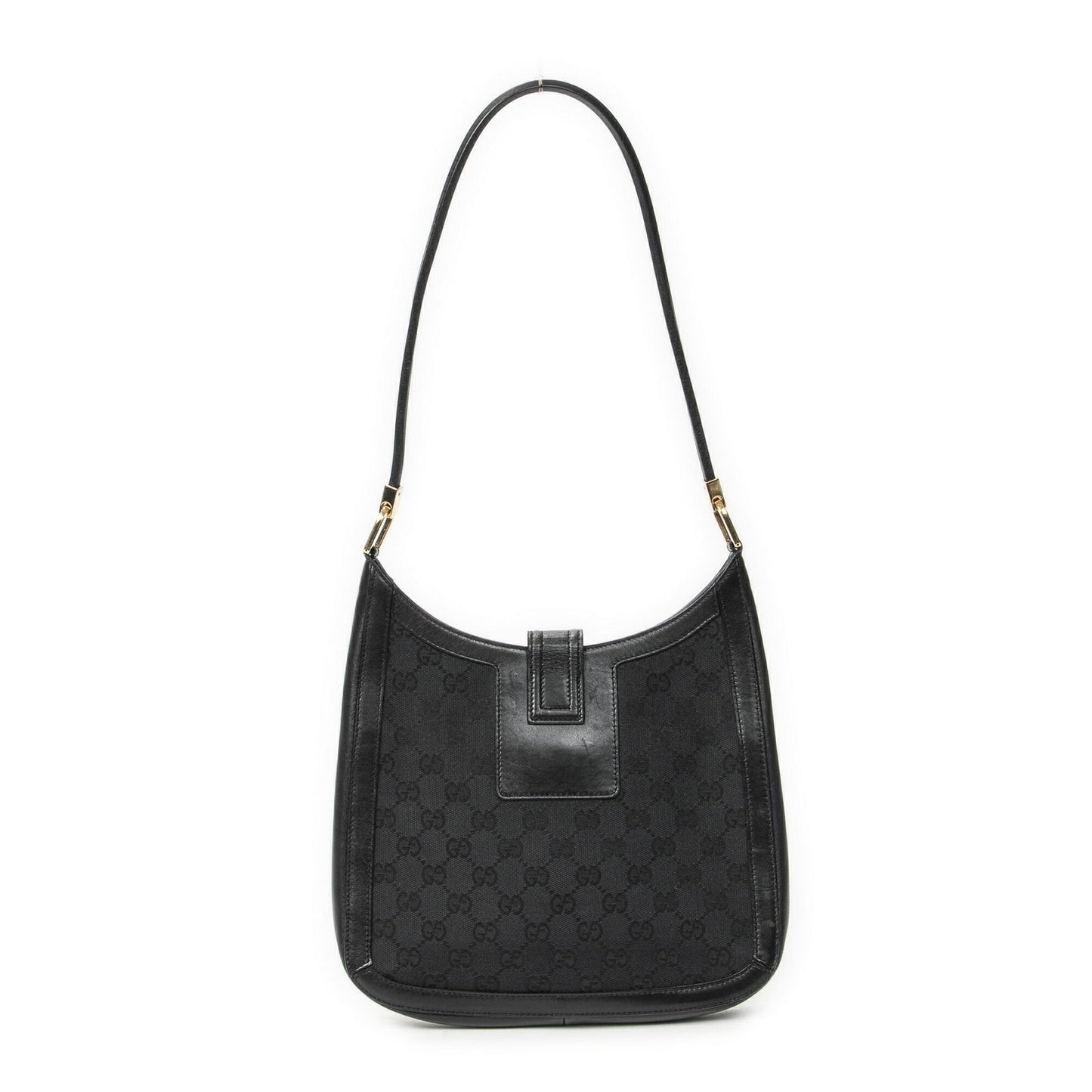 Gucci Shoulder Bag Black GG Canvas — view 5