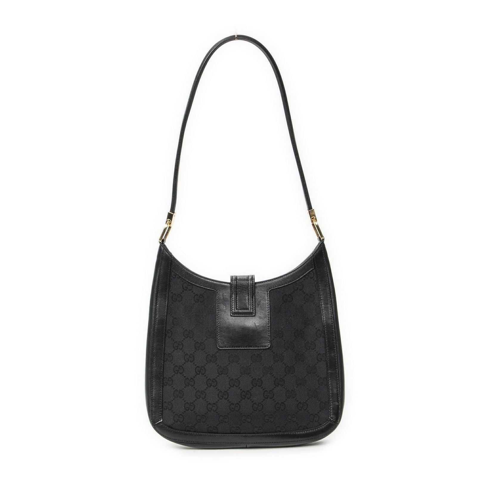 Gucci Shoulder Bag Black GG Canvas — view 5