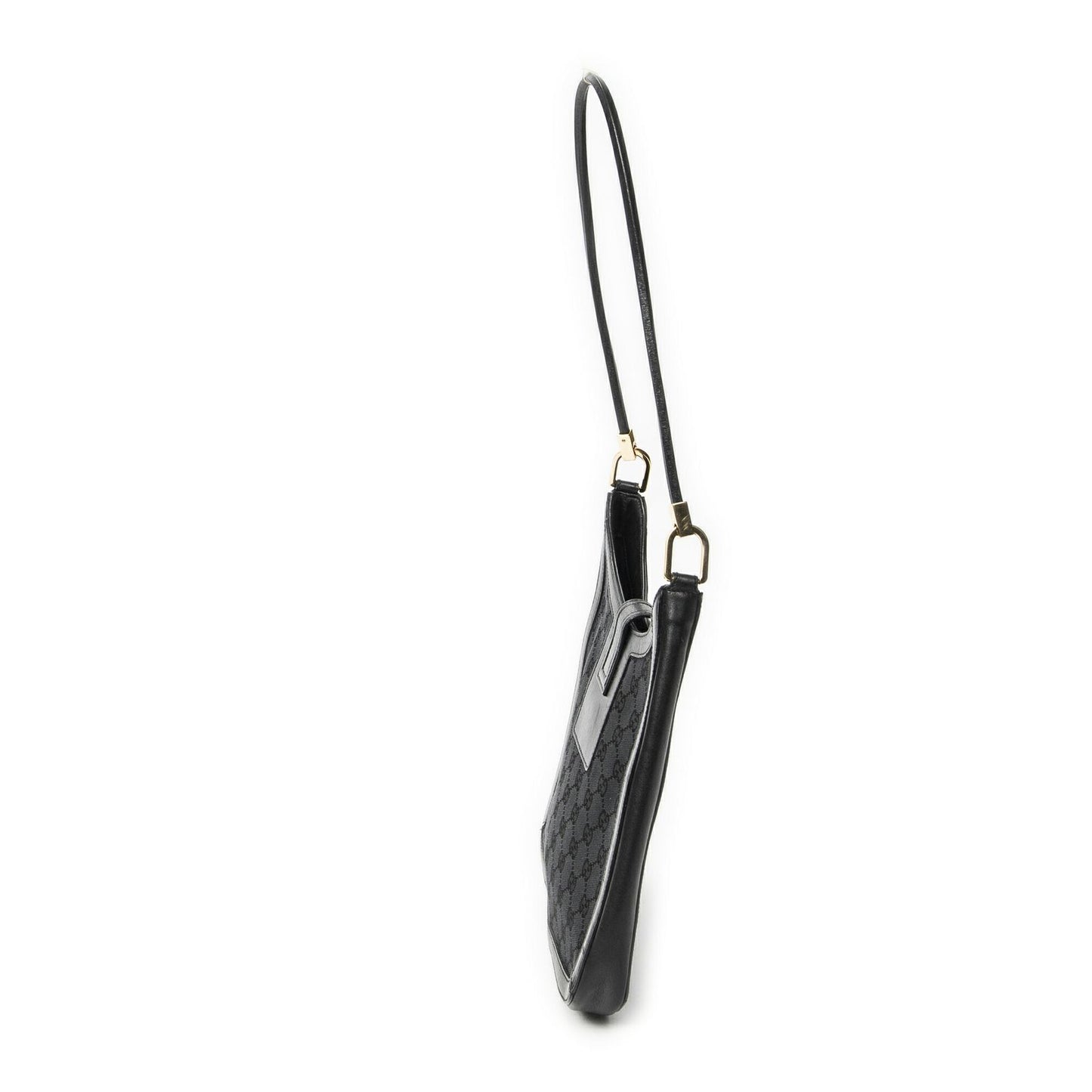 Gucci Shoulder Bag Black GG Canvas — view 4