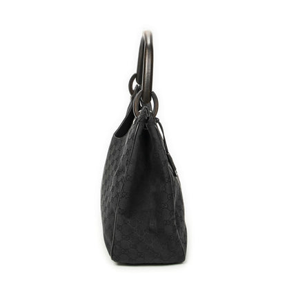 Gucci Wooden Handle Corber Black GG Canvas — view 4