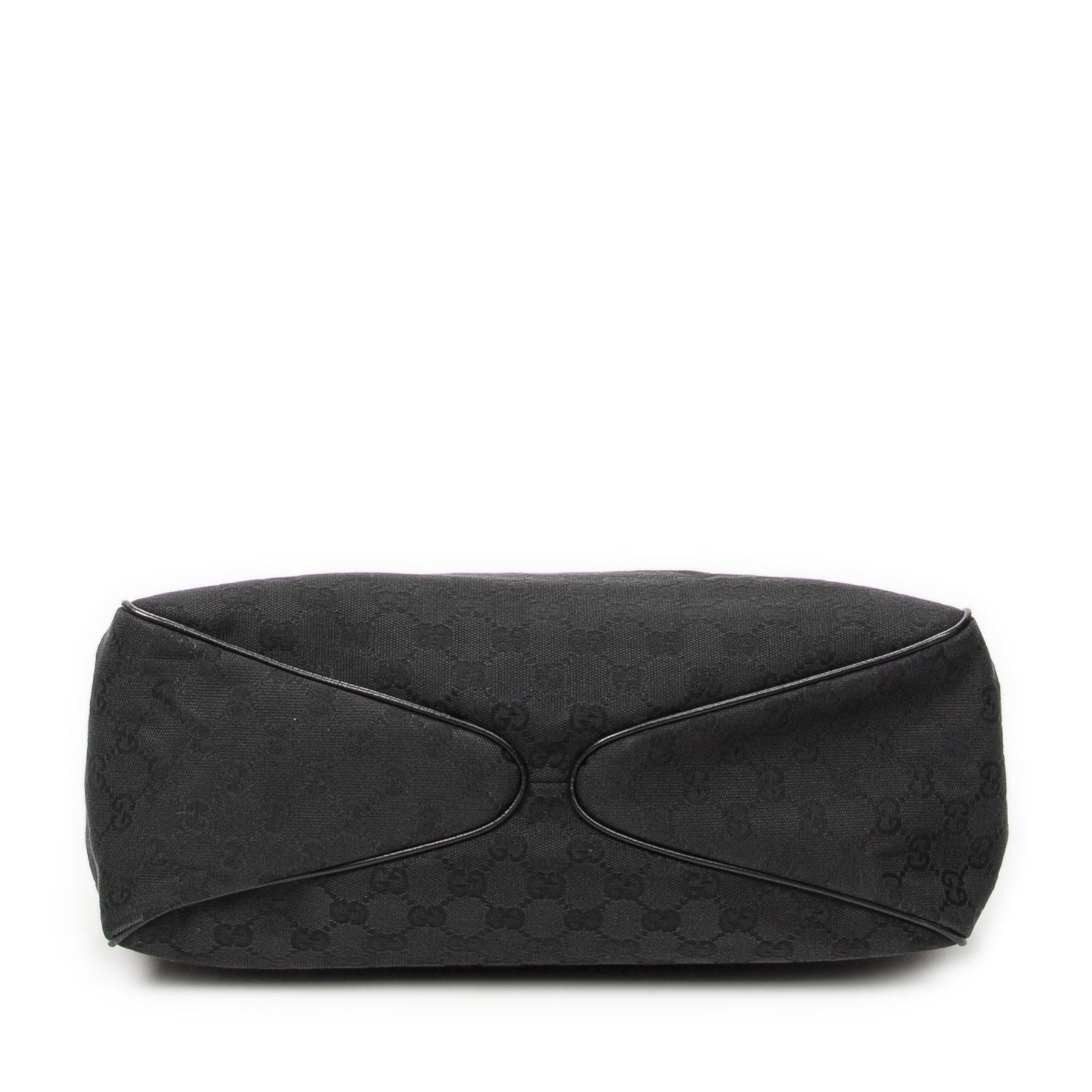 Gucci Wooden Handle Corber Black GG Canvas — view 6