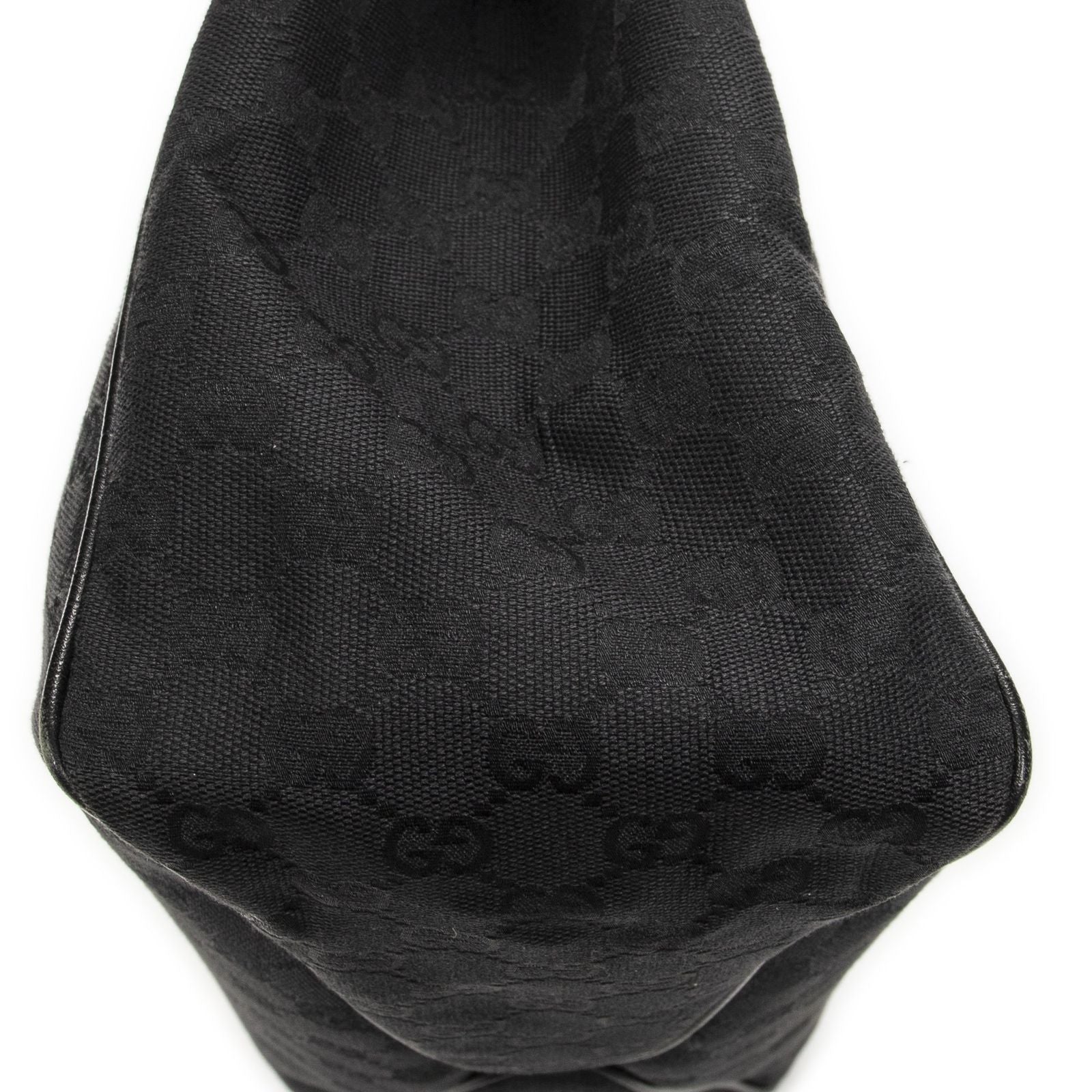 Gucci Wooden Handle Corber Black GG Canvas — view 7