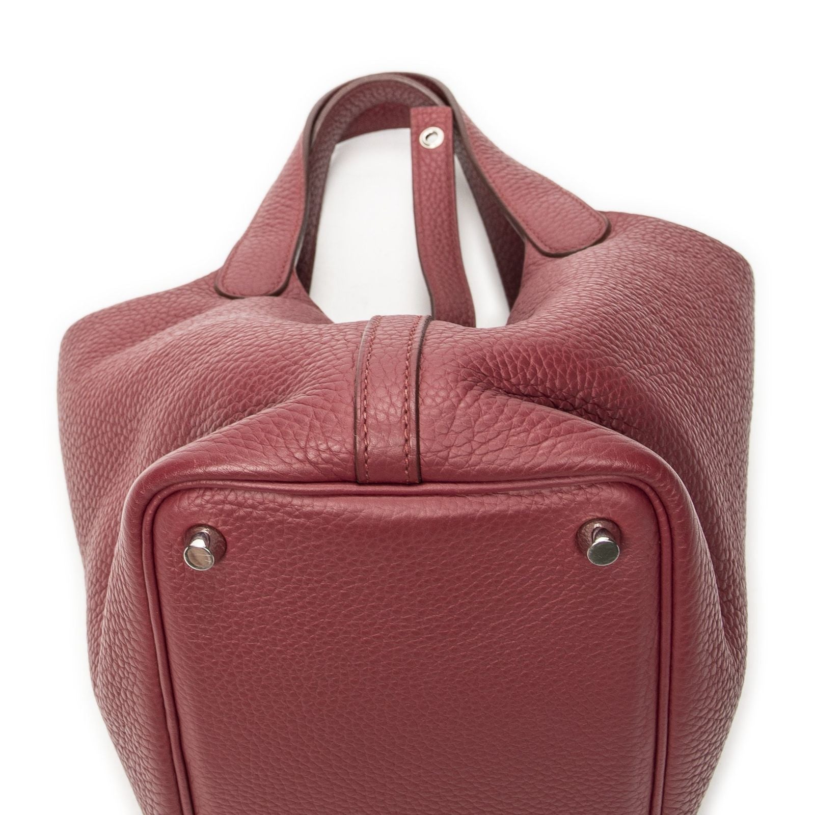 Hermes Picotin Rouge Clemence Leather — view 7