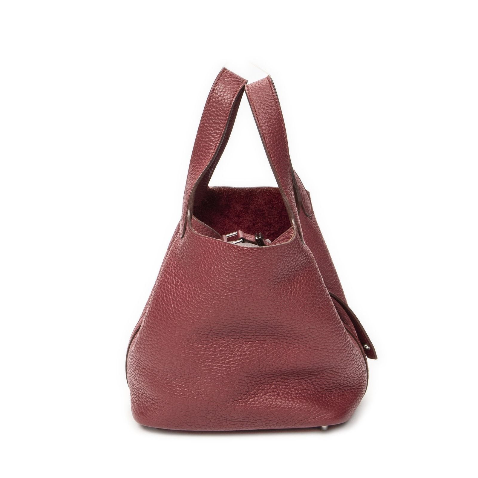 Hermes Picotin Rouge Clemence Leather — view 4