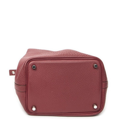 Hermes Picotin Rouge Clemence Leather — view 6