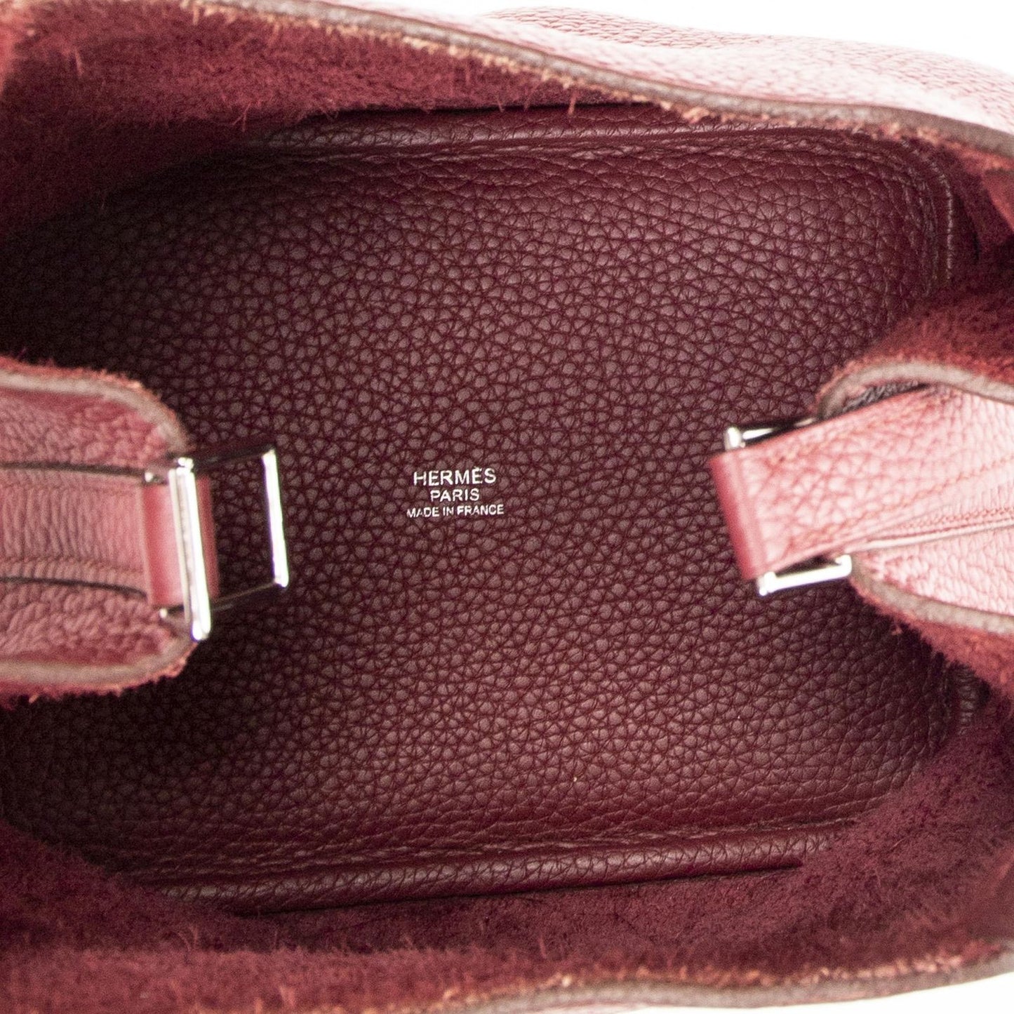 Hermes Picotin Rouge Clemence Leather — view 9