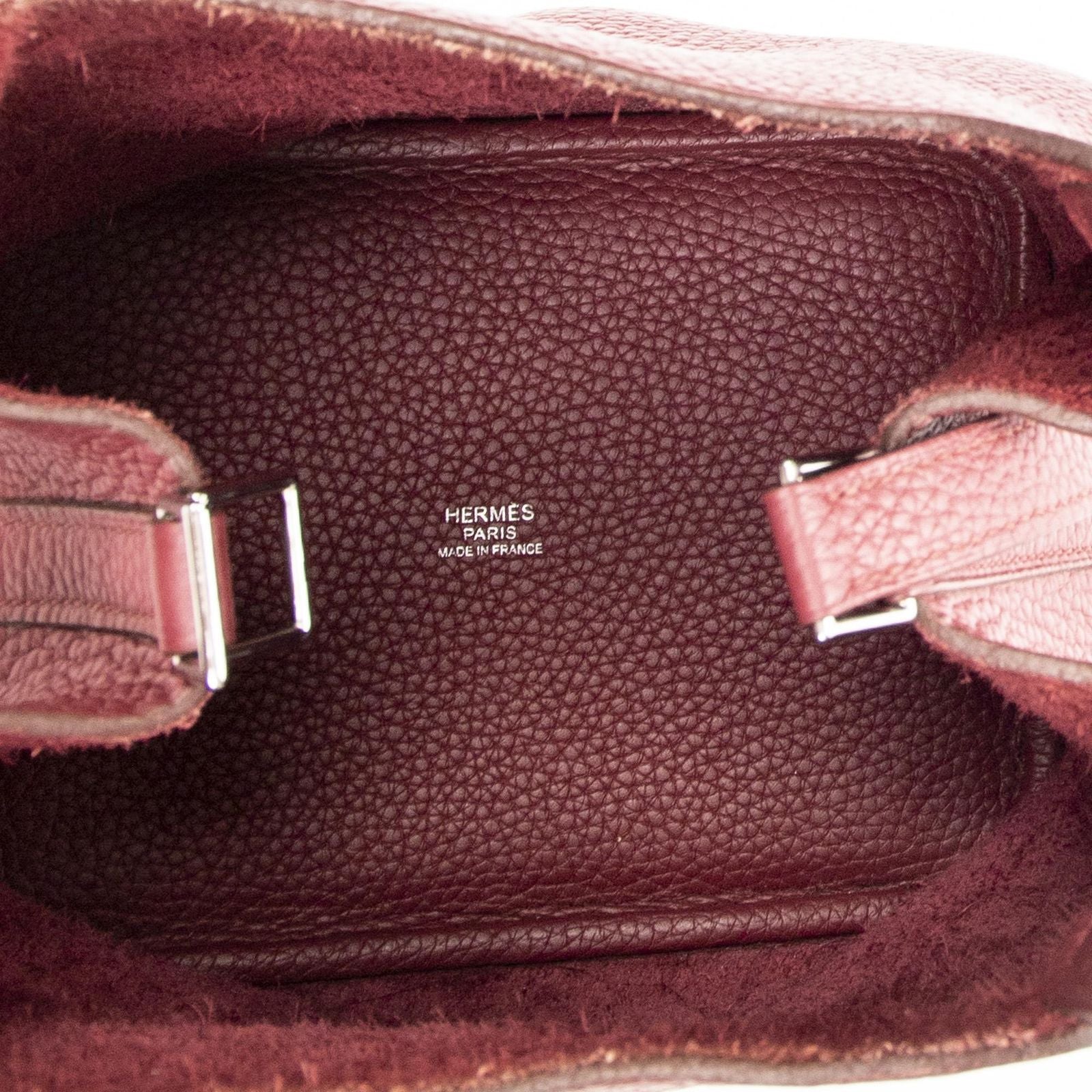 Hermes Picotin Rouge Clemence Leather — view 9