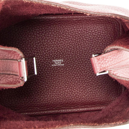 Hermes Picotin Rouge Clemence Leather — view 9
