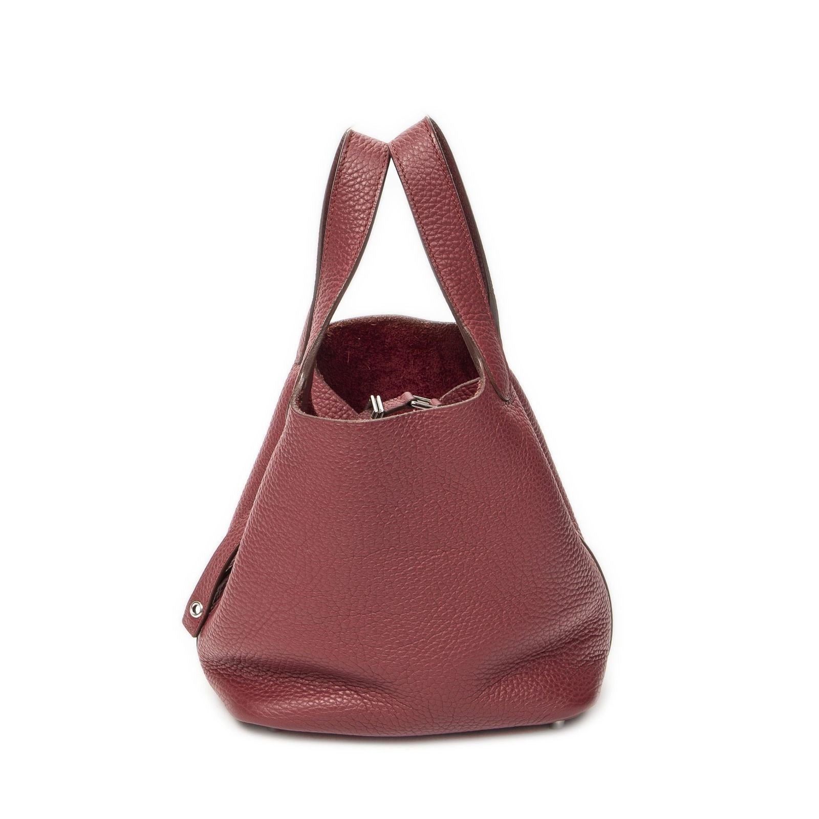 Hermes Picotin Rouge Clemence Leather — view 3