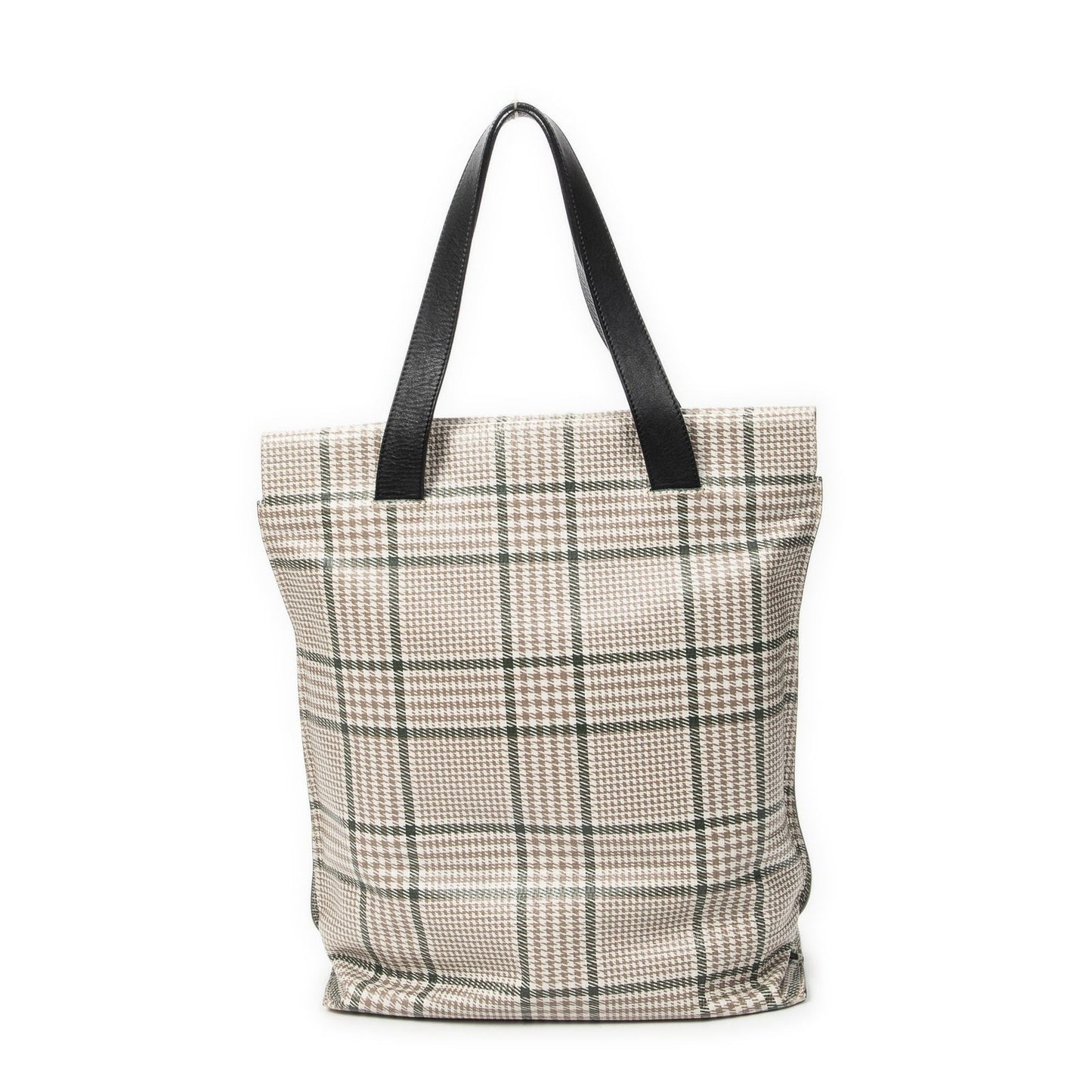 Loewe Anagram Tote Beige Black Animal Embossed Leather — view 5