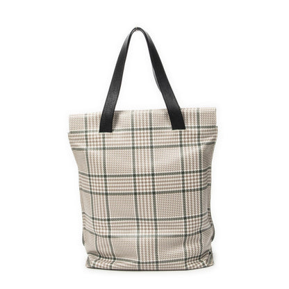 Loewe Anagram Tote Beige Black Animal Embossed Leather — view 5