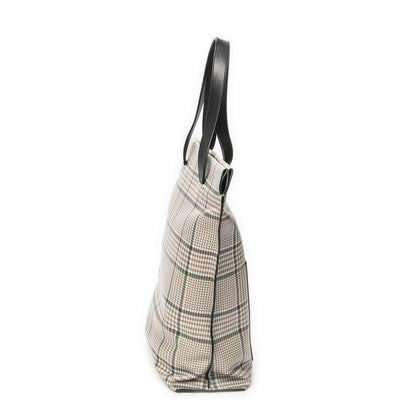 Loewe Anagram Tote Beige Black Animal Embossed Leather — view 4