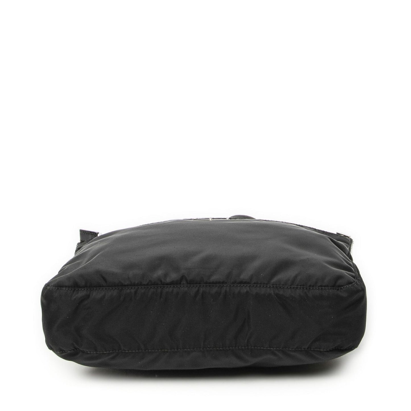 Prada Front Slip Pocket Crossbody Black Nylon Canvas — view 6