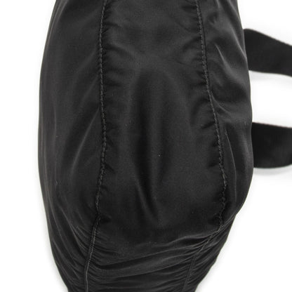 Prada Front Slip Pocket Crossbody Black Nylon Canvas — view 8