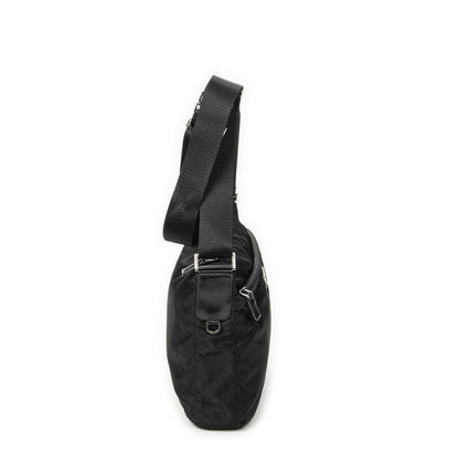 Prada Front Slip Pocket Crossbody Black Nylon Canvas — view 4
