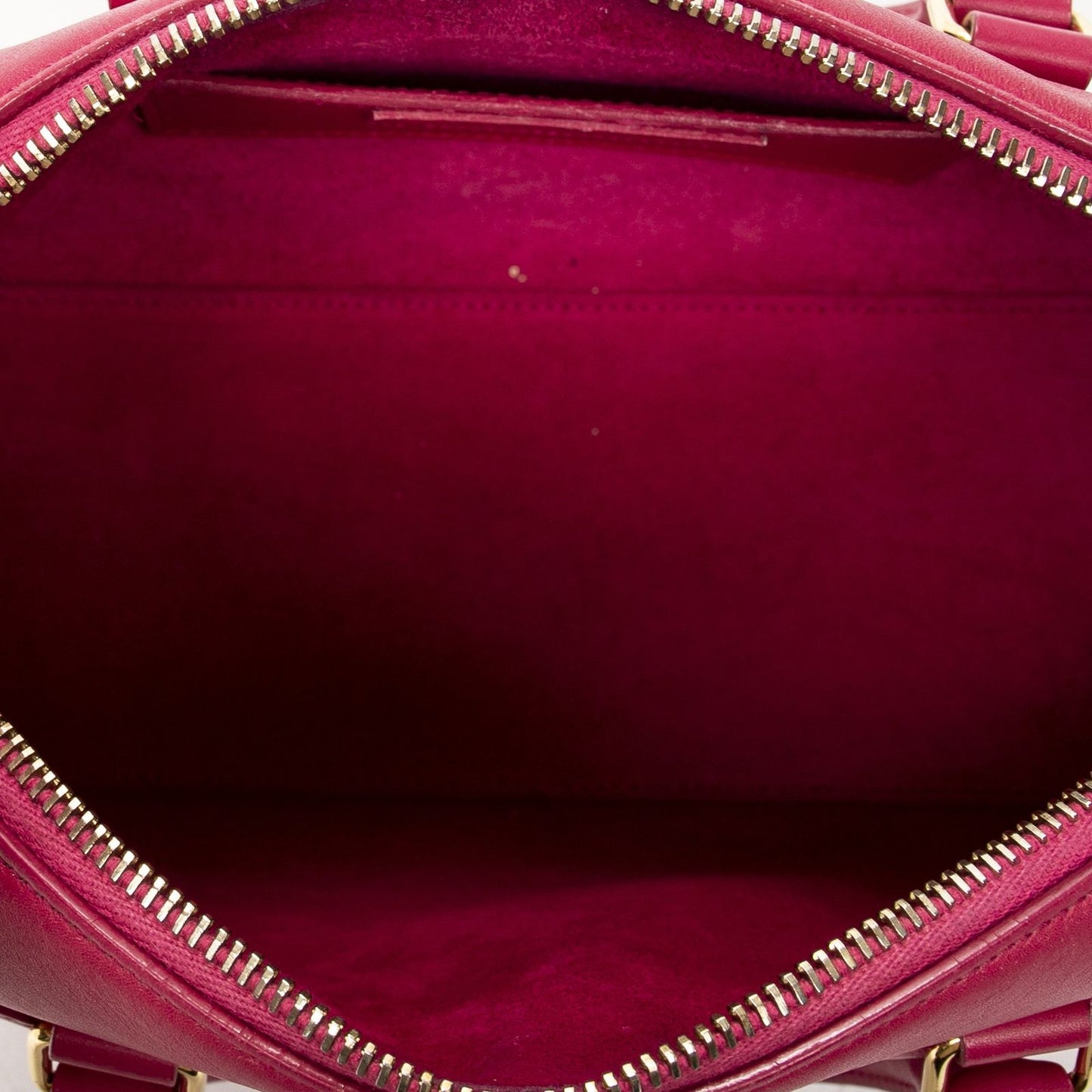 Saint Laurent Yves Baby Duffle Fuchsia Smooth Calfskin Leather Pink — view 9