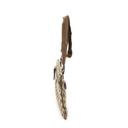 Gucci Front Pocket Flap Crossbody Brown Beige GG Canvas — view 3