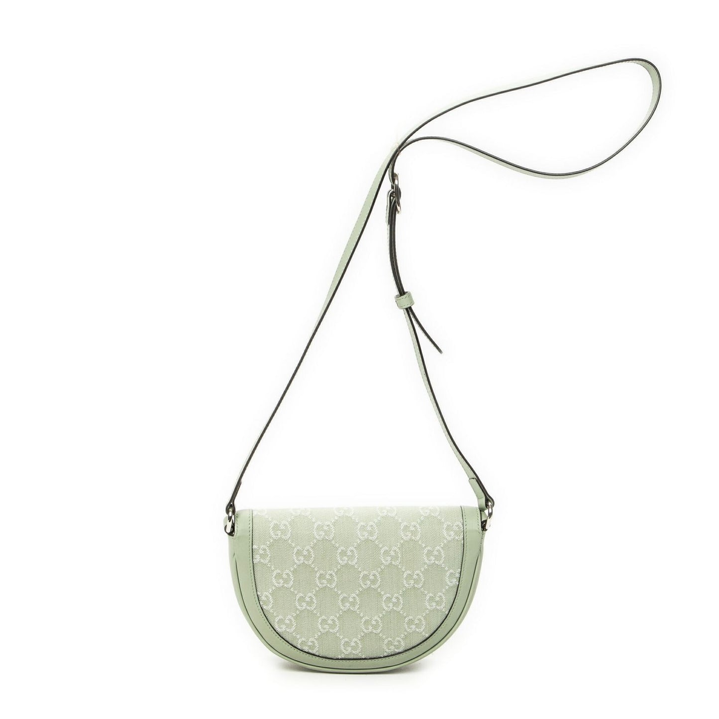 Gucci Mini Ophidia Flap Light Green GG Denim Canvas — view 5