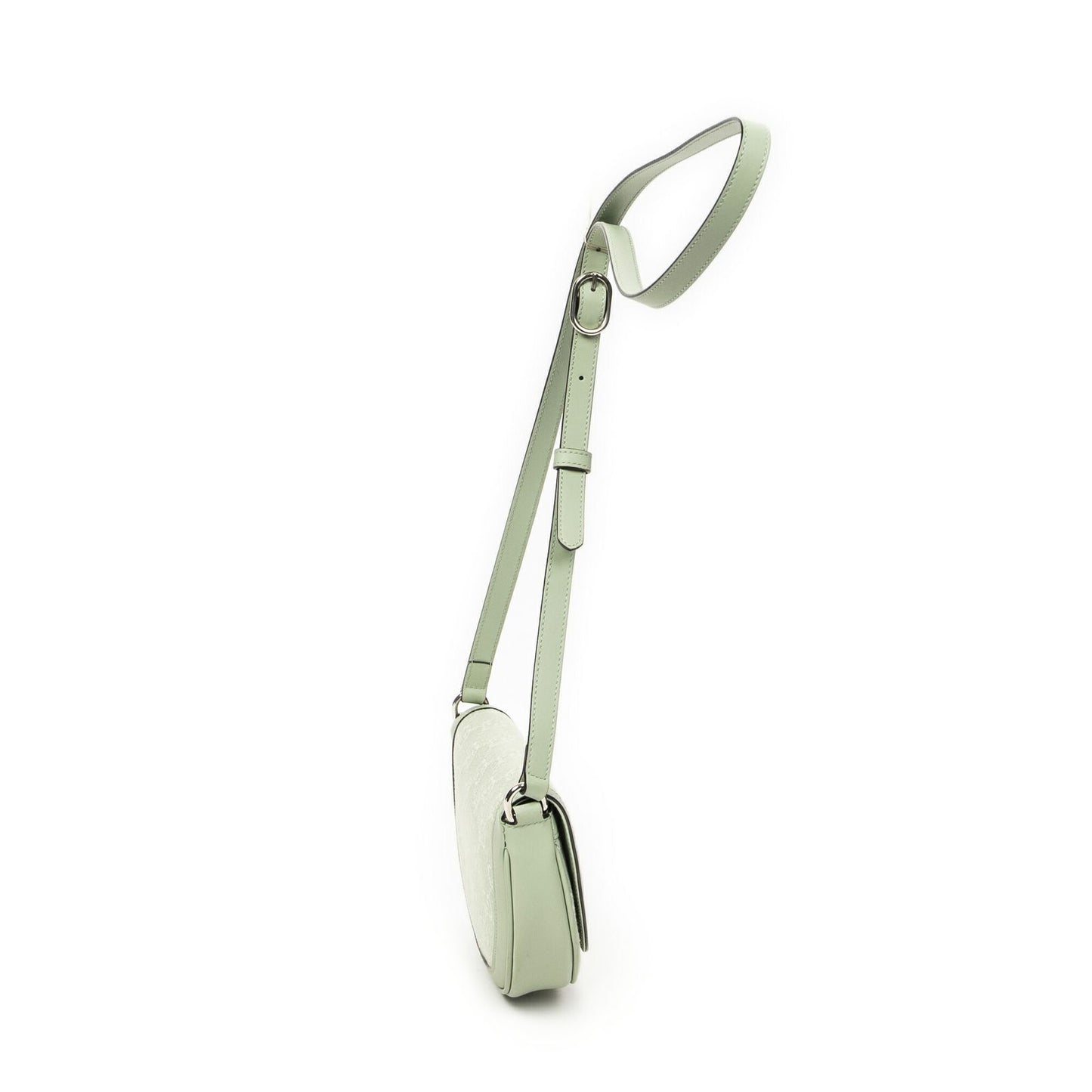 Gucci Mini Ophidia Flap Light Green GG Denim Canvas — view 4