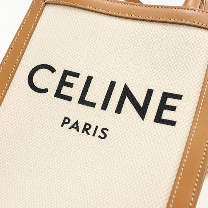 Celine Mini Vertical Cover Handbag Canvas Calf — view 4