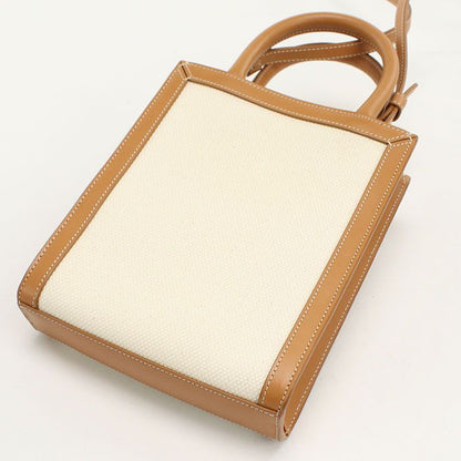 Celine Mini Vertical Cover Handbag Canvas Calf — view 2
