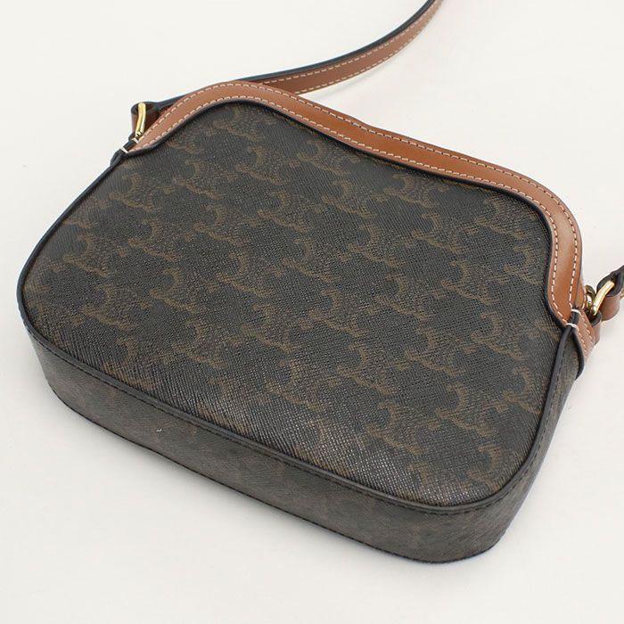 Celine Camera Bag Triomphe Canvas Crossbody Calf — view 2