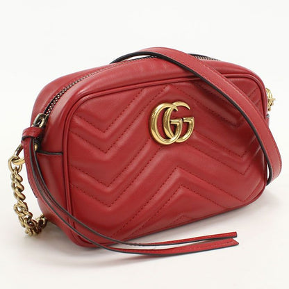 Gucci Mini Camera Bag GG Marmont Crossbody Quilted Leather