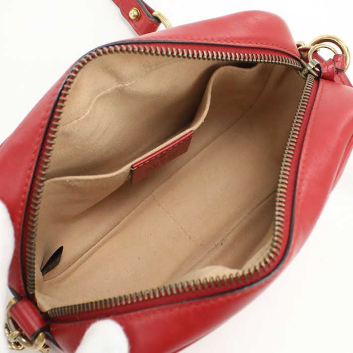 Gucci Mini Camera Bag GG Marmont Crossbody Quilted Leather — view 3