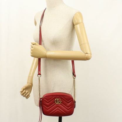 Gucci Mini Camera Bag GG Marmont Crossbody Quilted Leather — view 8