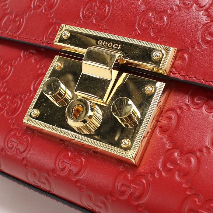 Gucci Chain Shoulder Bag Guccissima Leather — view 5