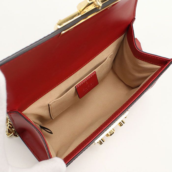 Gucci Chain Shoulder Bag Guccissima Leather — view 3