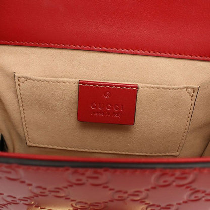 Gucci Chain Shoulder Bag Guccissima Leather — view 4
