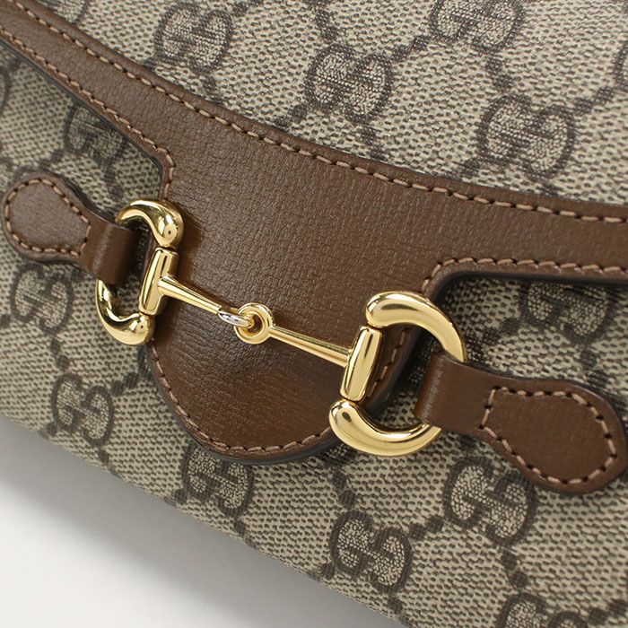 Gucci Mini Bag Horsebit Crossbody GG Supreme Leather — view 5