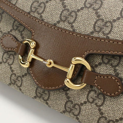 Gucci Mini Bag Horsebit Crossbody GG Supreme Leather — view 5
