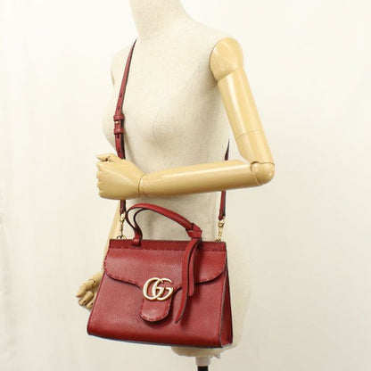 Gucci 2-Way GG Marmont Handbag Leather — view 8