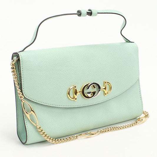 Gucci 2-Way Zumi Handbag Leather