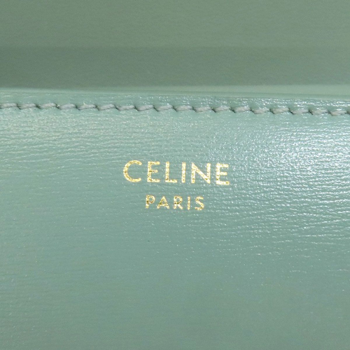 Celine Triomphe Flap Trifold Bifold Wallet Leather — view 6