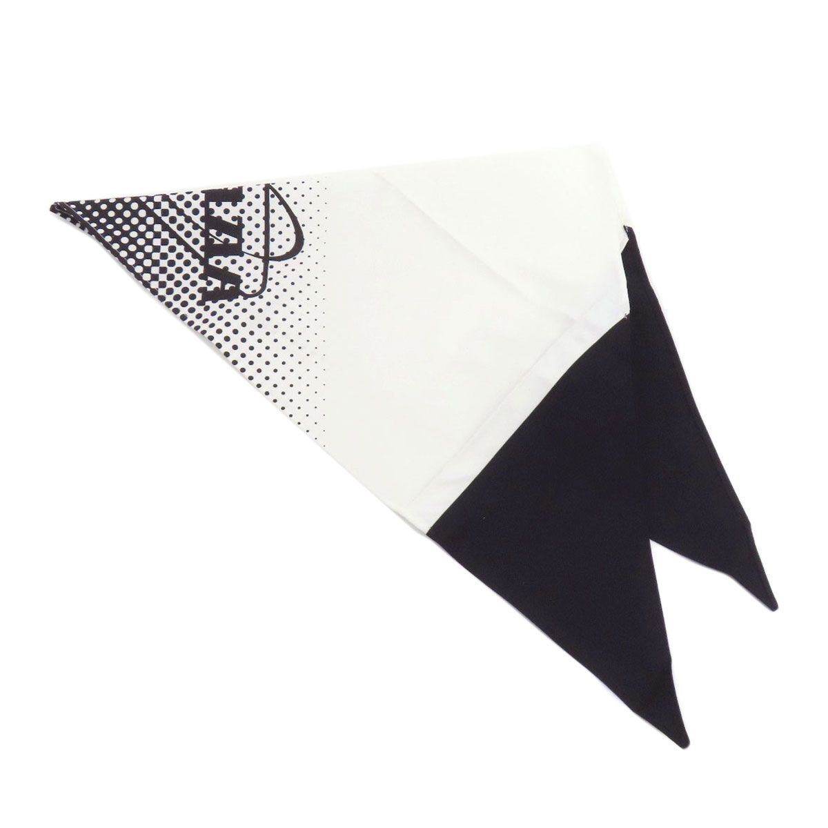 Prada Triangle Dot Scarf Cotton — view 2