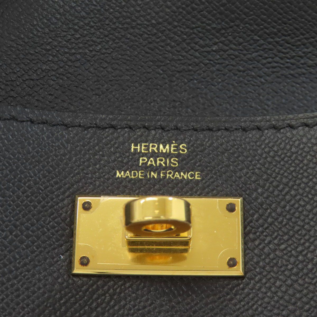 Hermes Kelly Pocket Compact Gold Coin Case Epsom — view 6