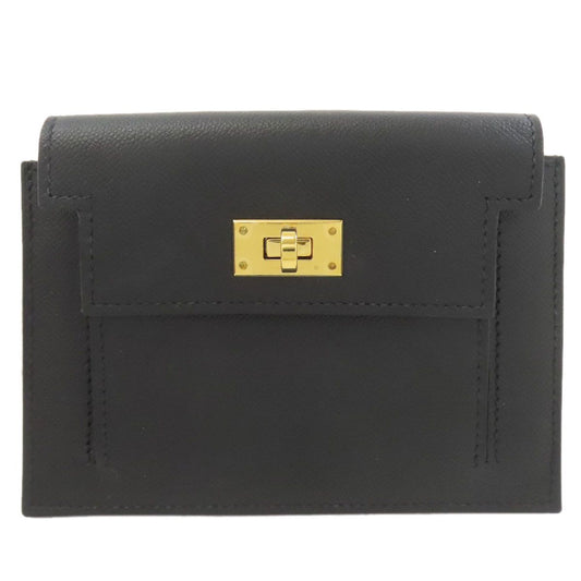 Hermes Kelly Pocket Compact Gold Coin Case Epsom