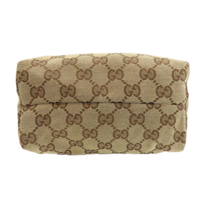Gucci GG Makeup Pouch Canvas Leather — view 4