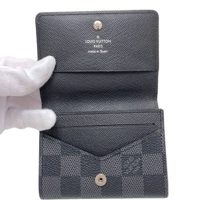 Louis Vuitton Business Card Holder Case Damier Canvas — view 4
