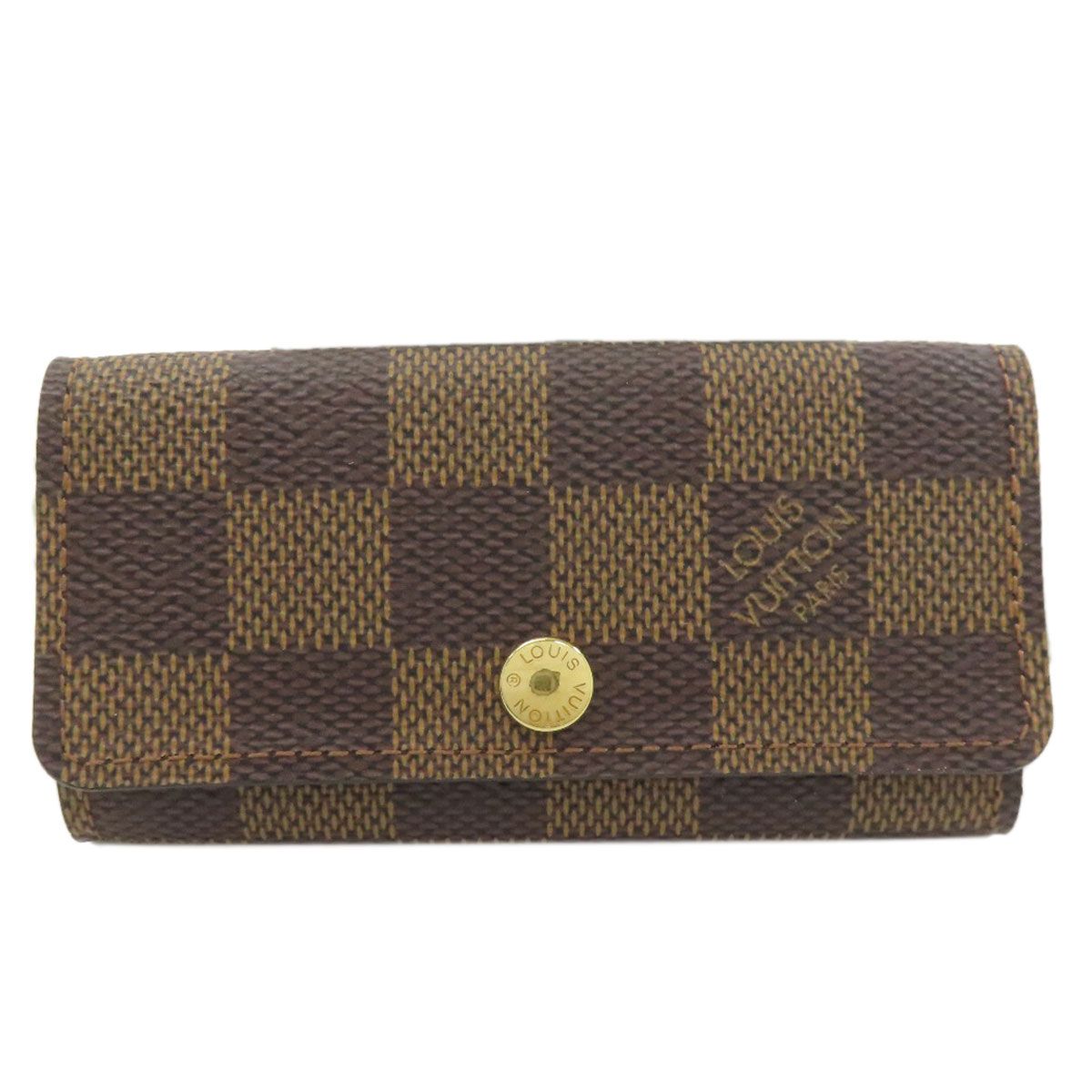 Louis Vuitton Multicles 4 Key Case Damier Canvas Key Holder