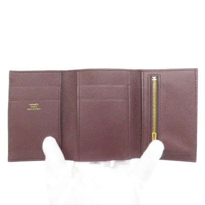 Hermes Bearn Combination Gold Bifold Wallet Epsom — view 4