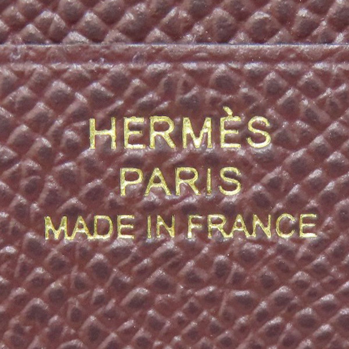 Hermes Bearn Combination Gold Bifold Wallet Epsom — view 7