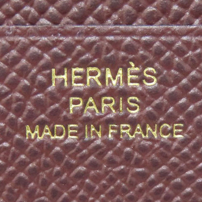 Hermes Bearn Combination Gold Bifold Wallet Epsom — view 7