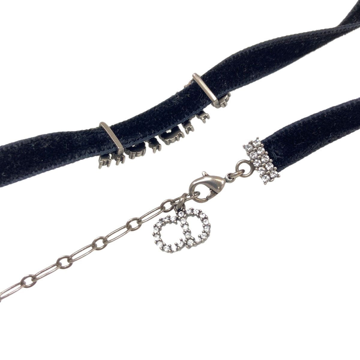 Dior Choker Velour Necklace — view 3
