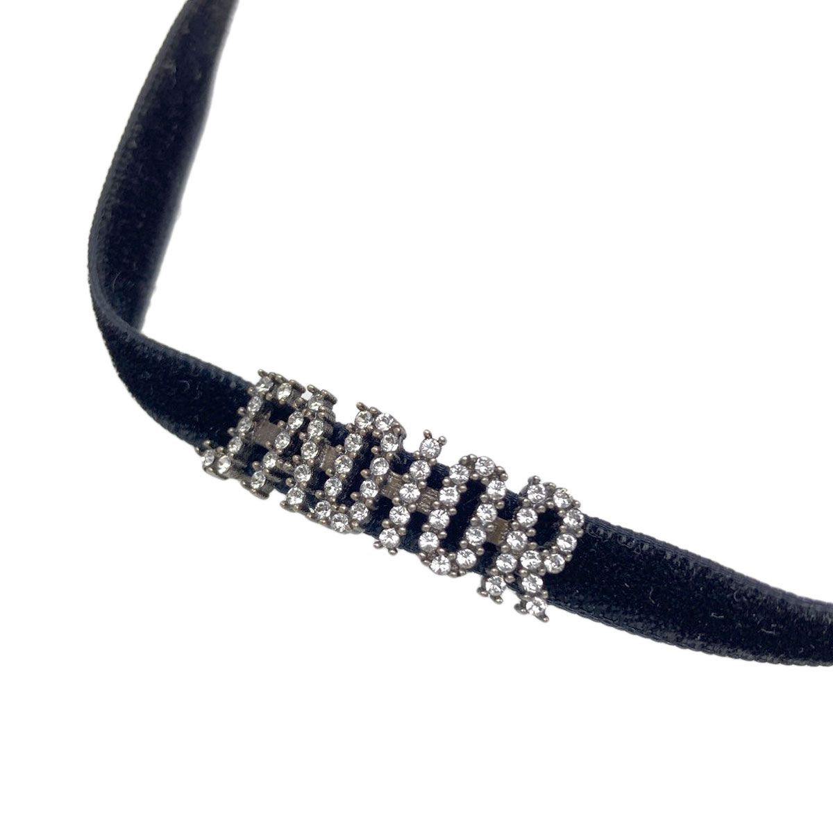 Dior Choker Velour Necklace — view 2