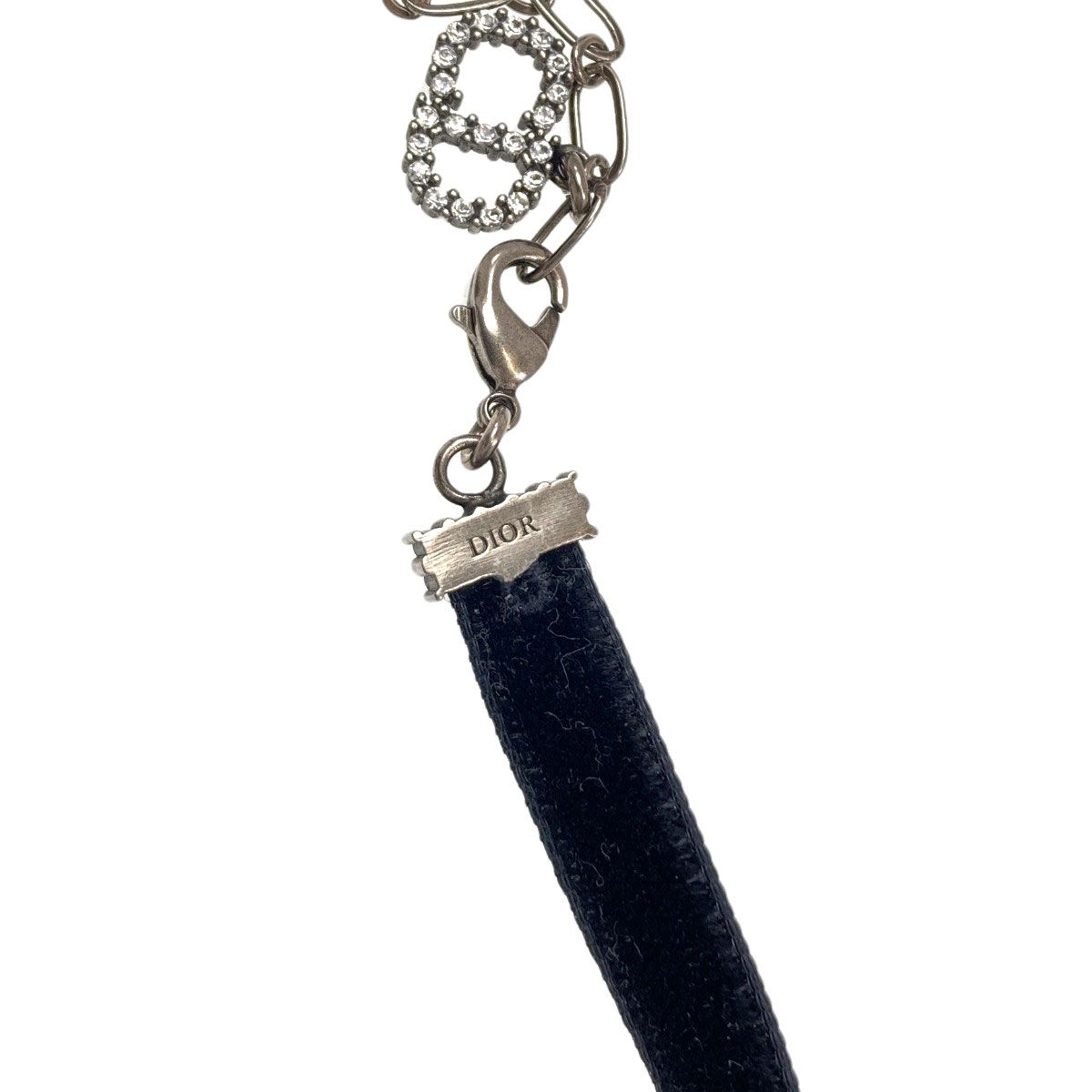 Dior Choker Velour Necklace — view 4